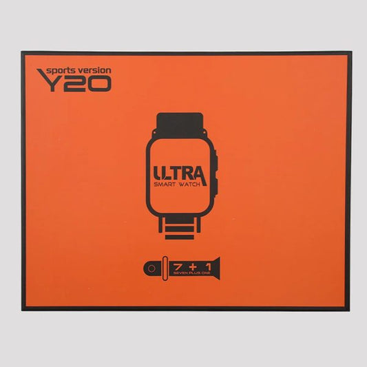 Y20 Ultra Sports Version Smart Watch | Smart Watch For Boys | Smart Watch For Men – Digital Watch | 7 + 1 Strap Smart Watch